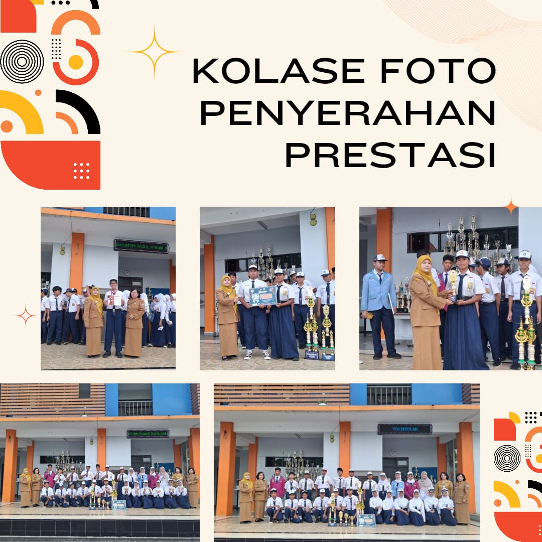 Kolase Foto Penyerahan Prestasi